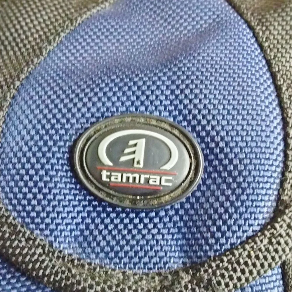 Tamrac Soft Camera Case Blue Black Adjustable Strap 5691
